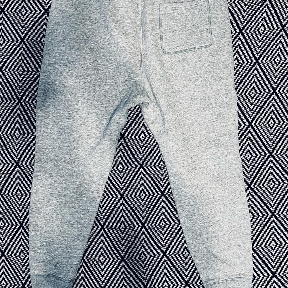 Abercrombie & Fitch Gray Sweat Joggers with Side Logo - Picture 5 of 8